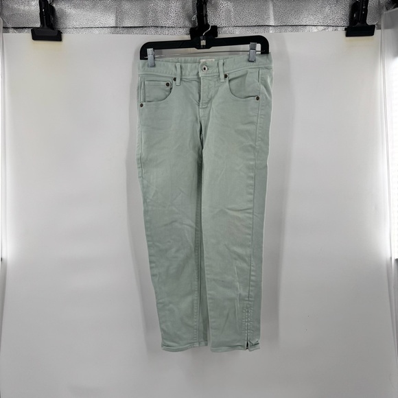 Madewell Green Ankle Cropped Jeans - Picture 1 of 10